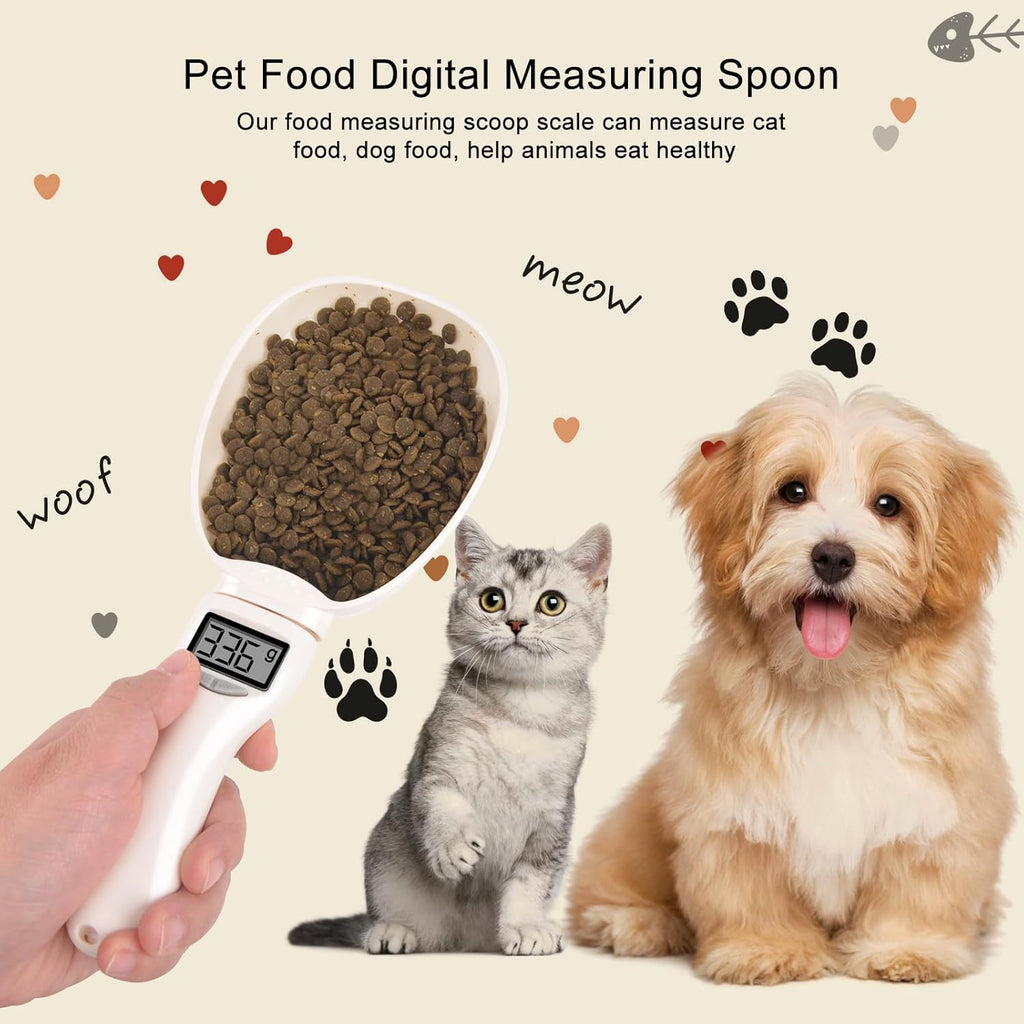Controla las Porciones de tu Mascota con esta Cuchara Báscula Digital