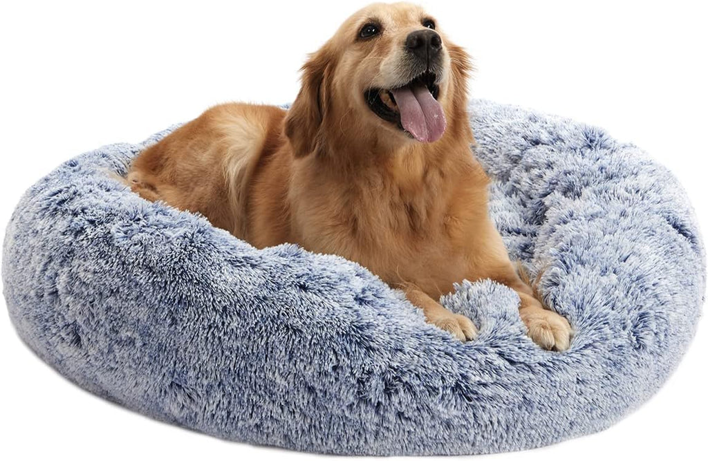 Cama Antiestrés Premium para Perros | Sueño Profundo y Calma