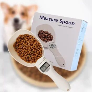 Controla las Porciones de tu Mascota con esta Cuchara Báscula Digital