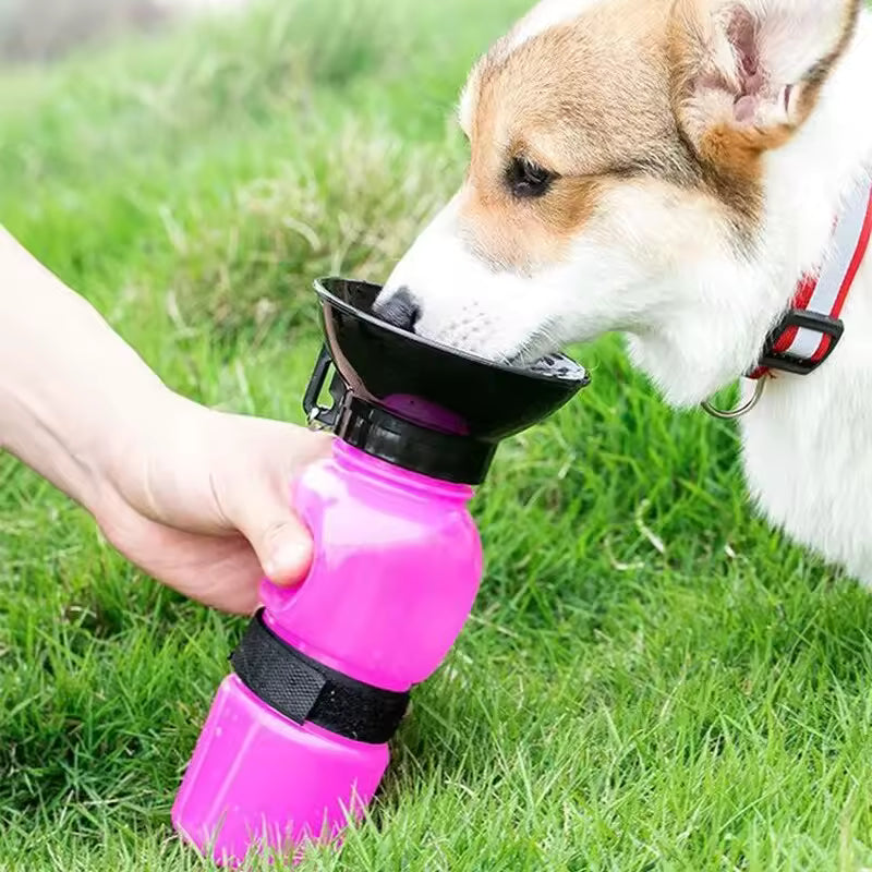 Botella Paseo Feliz – Agua Portátil para Mascotas